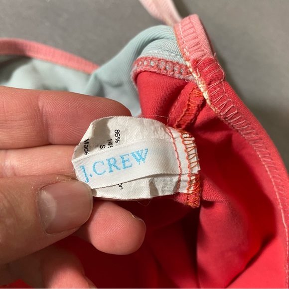 J. Crew Color Block Tankini Swimsuit Top - Picture 4 of 6